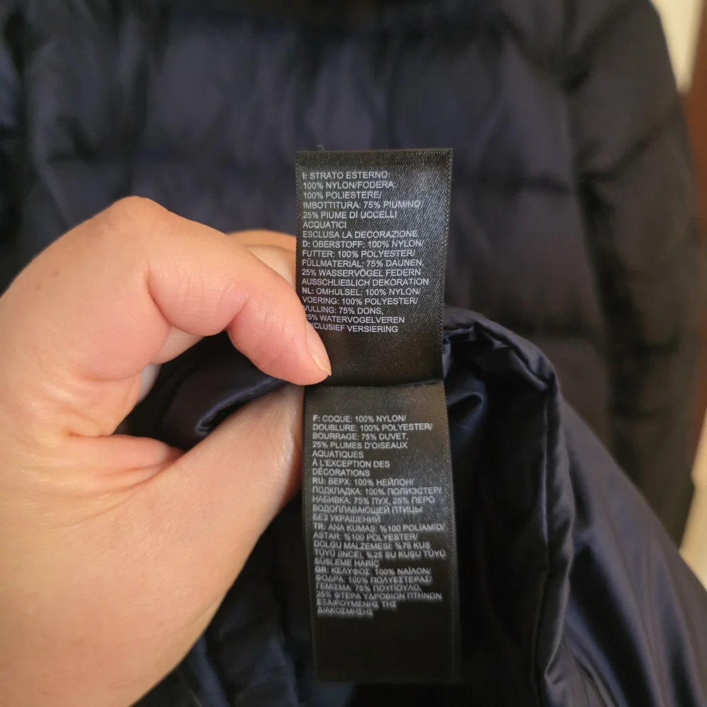 NWOT. The North Face 550 Dark Blue Puffer Jacket - Picture 7 of 9